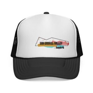 sgv silhouette trucker cap — peace wave rose colorway